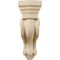 Ekena Millwork 3 3/8"W x 6 1/2"D x 10 1/2"H Los Angeles Hollow Back Corbel, Rubberwood COR03X06X10HARW - alternate 3